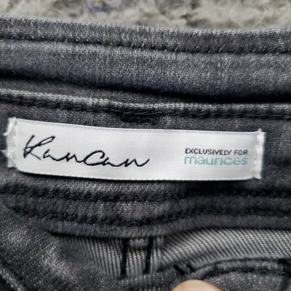 Kancan Jeans Womens 32 Gray High Rise Skinny Bleach Splatter Stretch Design - Picture 2 of 11